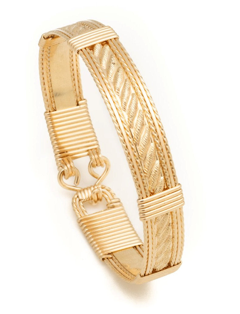 Gold wire sale bangle