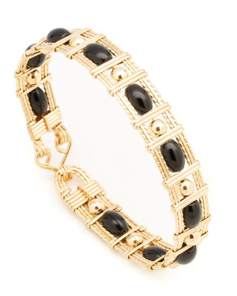 Feng Shui Black Obsidian Bracelets Obsidian Stone Beads Bracelet Men Women  Wristband Copper Wealth Pixiu Bangle Charm Jewel - AliExpress