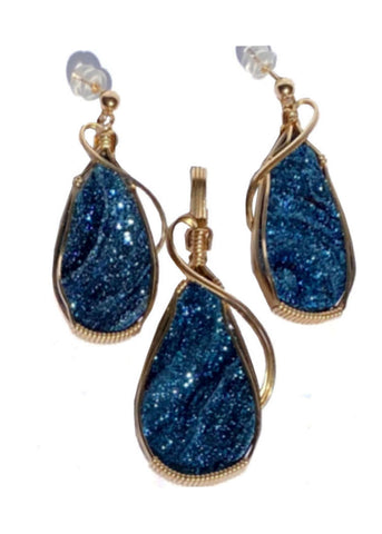 Twisted Wire Designs Artisan Handcrafted Wire Wrapped jewelry; earrings bracelets pendants 14k gold sterling silver gemstone turquoise